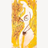 Roger Hilton Nude on Yellow